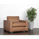 Baylor Marseille Camel Leather Armchair